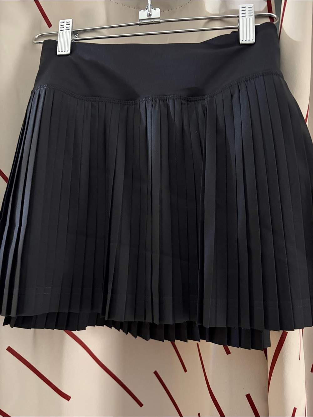 lululemon athletica Pleat to Street Skirt II Black Pleated Mini Skirt